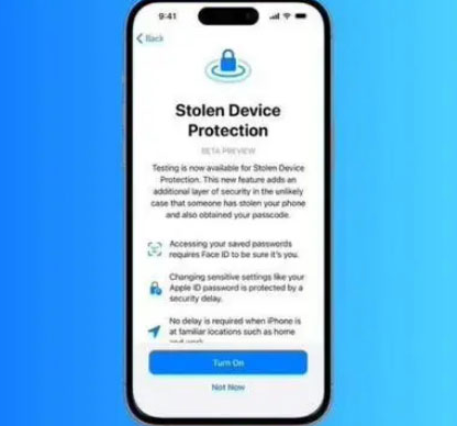 新密苹果授权维修店分享被盗设备保护功能开启方法 